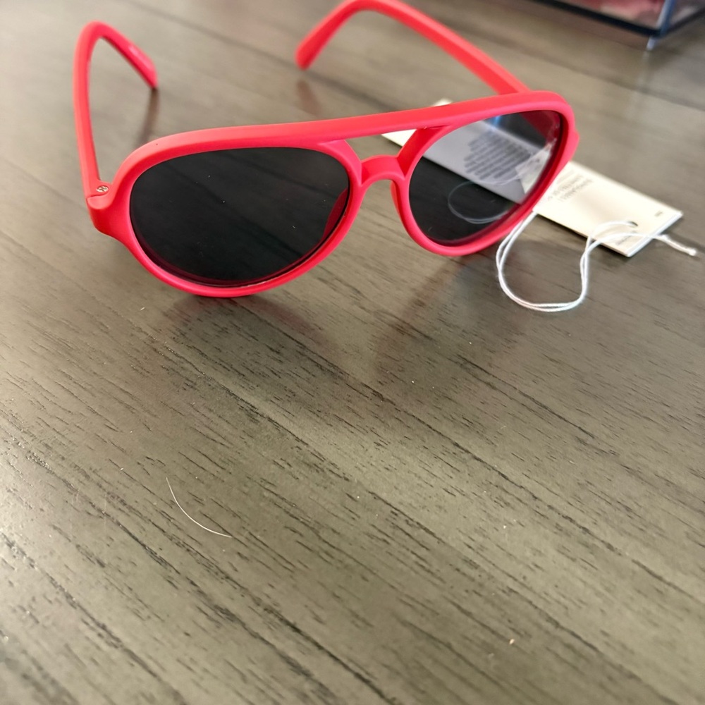 Janie and Jack red frame sunglasses boys size 2 to 4